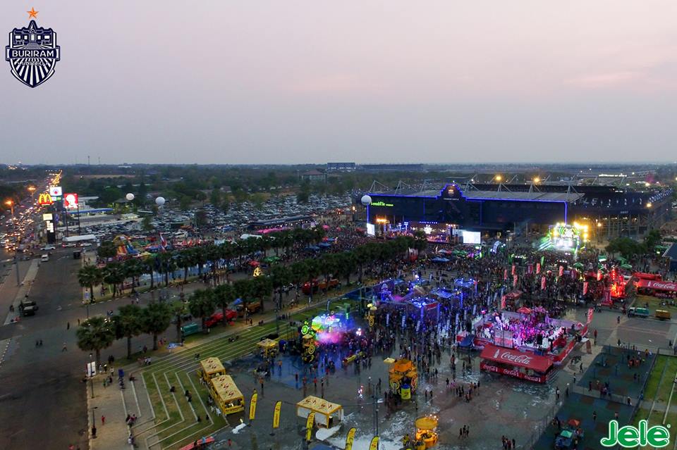 บรรยากาศงานสงกรานต์GUงานช้าง ณ สนามไอโมบาย