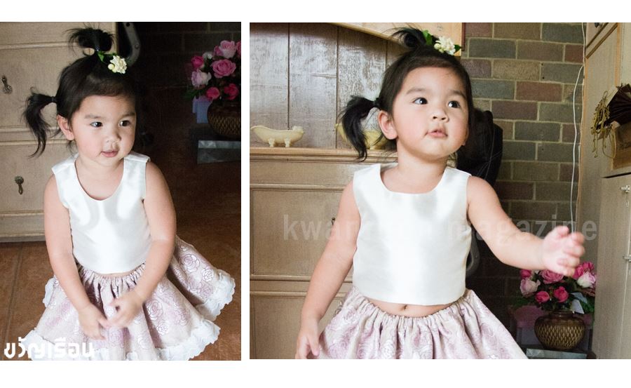 โบว์-แวนด้า & น้องมะลิ @ เบื้องหลังถ่ายแบบนิตยสาร ขวัญเรือน