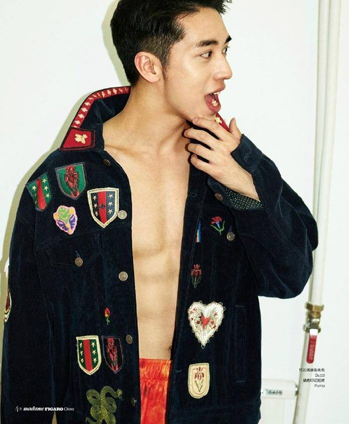 Huang Jing Yu & Xu Wei Zhou @ Madame Figaro China Hommes April 2016