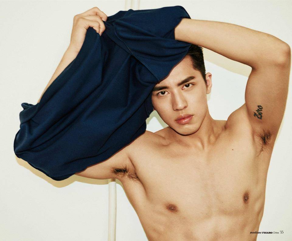 Huang Jing Yu & Xu Wei Zhou @ Madame Figaro China Hommes April 2016