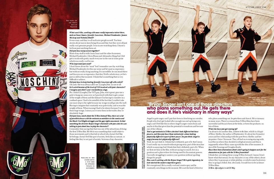 Ben Hardy @ Attitude UK Summer 2016