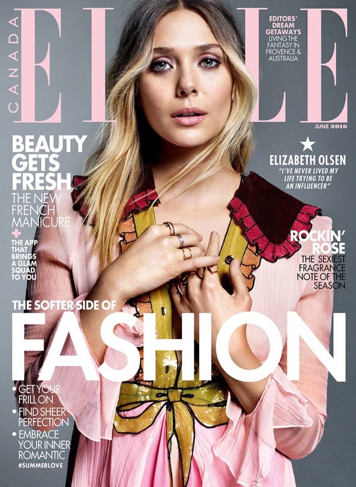Elizabeth Olsen @ ELLE Canada June 2016