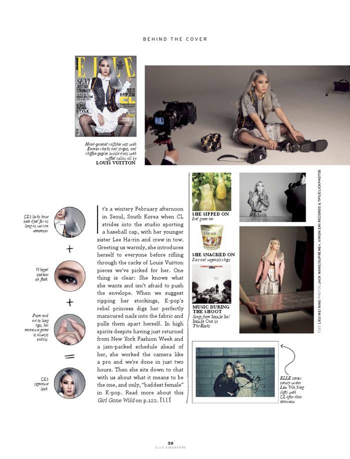 CL @ ELLE Singapore May 2016