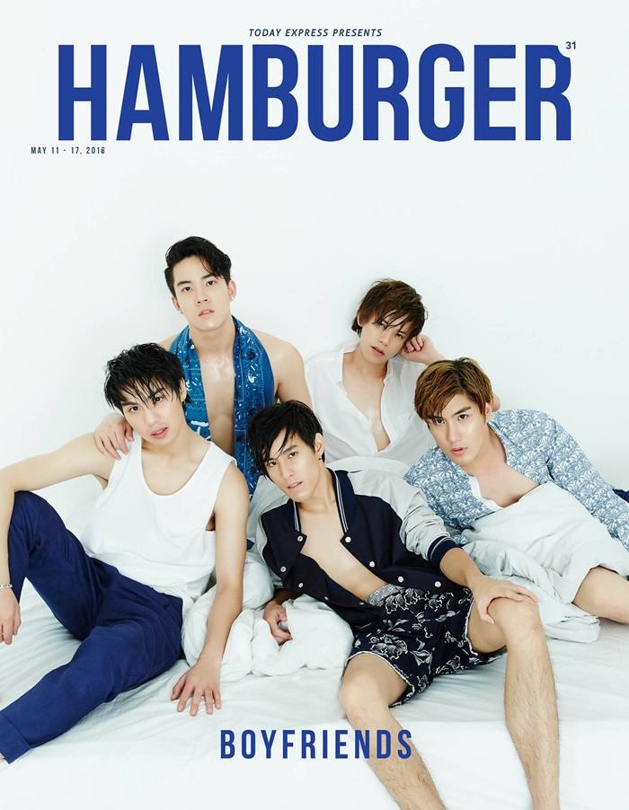 5 หนุ่มจาก U-Prince Series @ HAMBURGER MAGAZINE no.31 May 2016