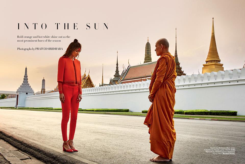 ตะวัน จิรัชญา @ Harper's Bazaar India April 2016