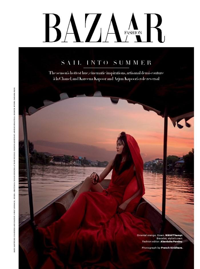 ตะวัน จิรัชญา @ Harper's Bazaar India April 2016
