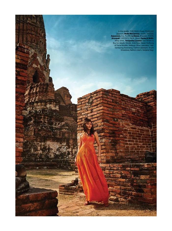 ตะวัน จิรัชญา @ Harper's Bazaar India April 2016