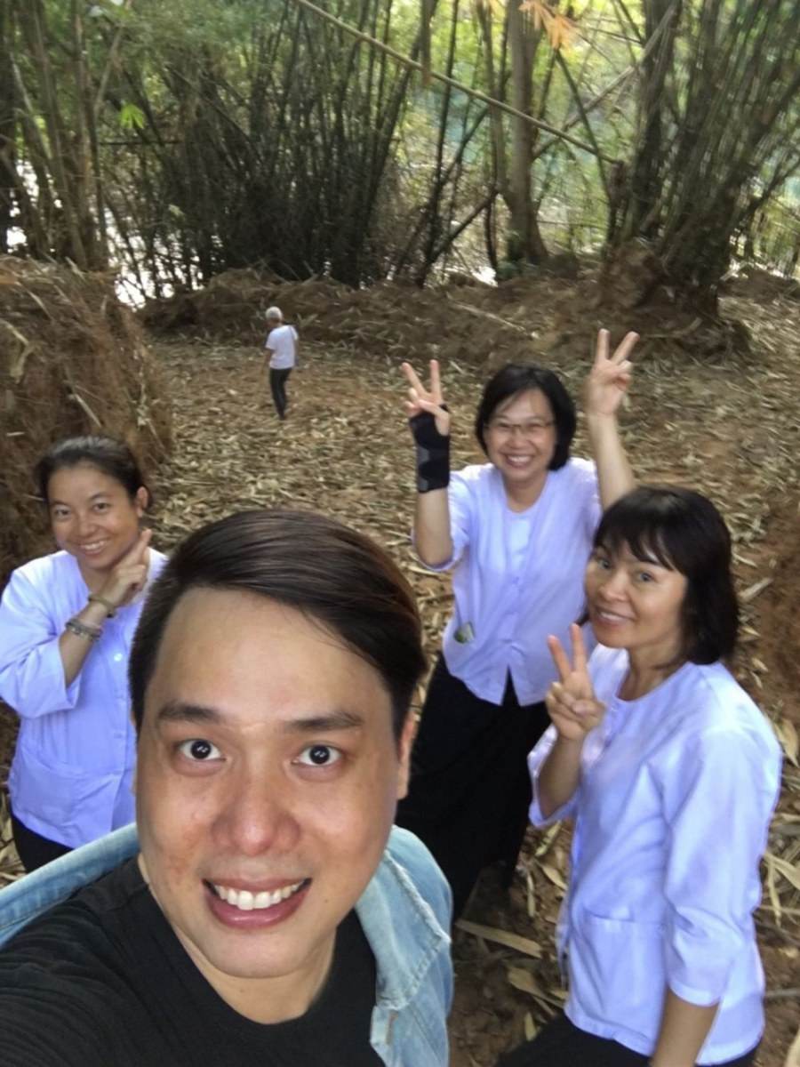 โป้งโมเดล pongmodel ทำบุญ ครบรอบ40ปี