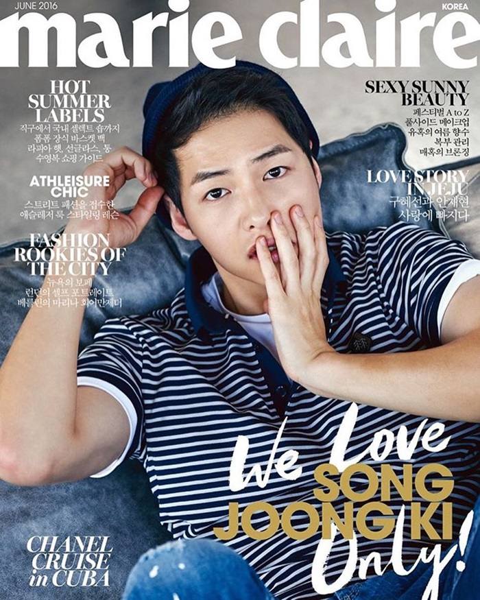 Song Joong Ki @ Marie Claire Korea June 2016