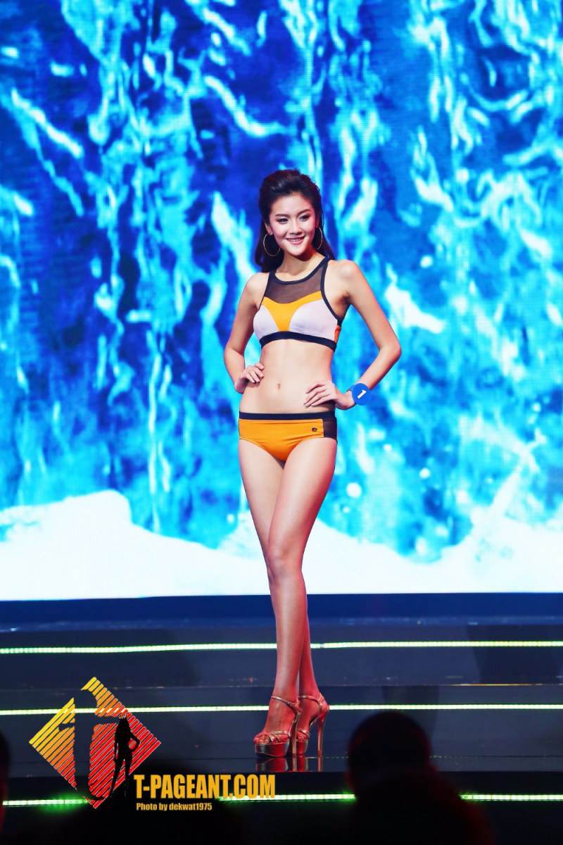 ผู้เข้าประกวดมิสไทยแลนด์เวิลด์ 2016 โชว์โฉมรอบชุดว่ายน้ำ part 1