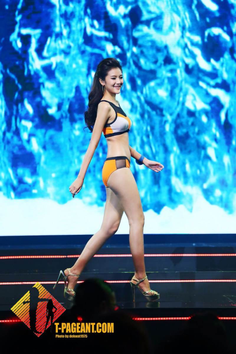 ผู้เข้าประกวดมิสไทยแลนด์เวิลด์ 2016 โชว์โฉมรอบชุดว่ายน้ำ part 1