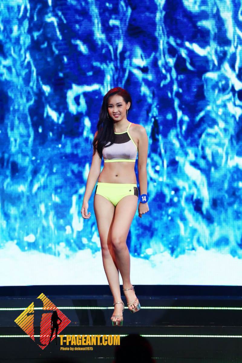 ผู้เข้าประกวดมิสไทยแลนด์เวิลด์ 2016 โชว์โฉมรอบชุดว่ายน้ำ part 1