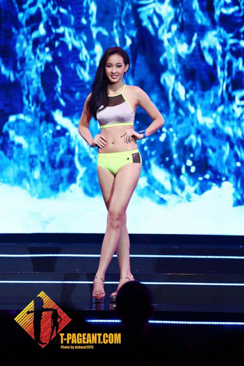 ผู้เข้าประกวดมิสไทยแลนด์เวิลด์ 2016 โชว์โฉมรอบชุดว่ายน้ำ part 1