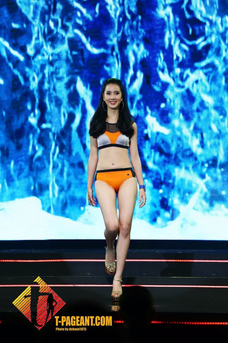 ผู้เข้าประกวดมิสไทยแลนด์เวิลด์ 2016 โชว์โฉมรอบชุดว่ายน้ำ part 1