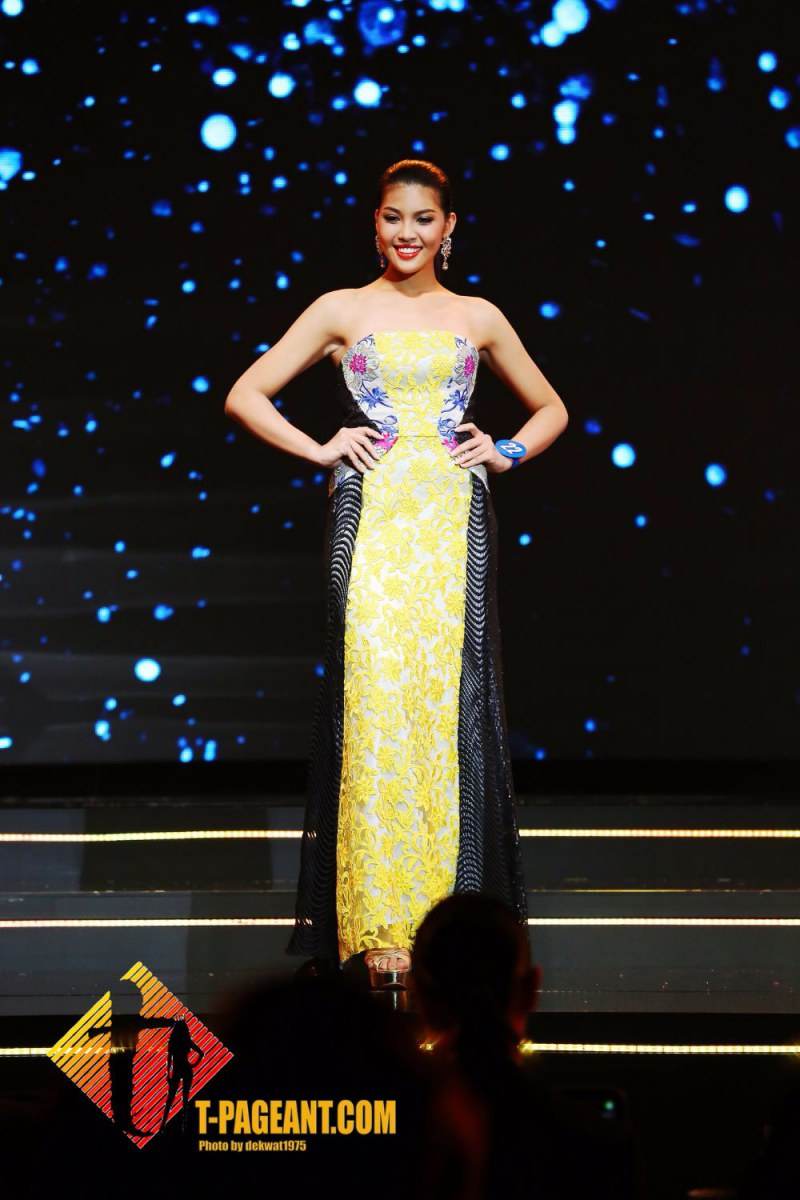 10 คนสุดท้าย “มิสไทยแลนด์เวิลด์ 2016” พร้อมเดินโชว์โฉมอีกครั้งในชุดราตรียาว