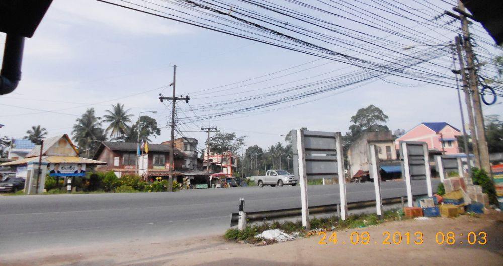 ด้านหลังป้ายทางหลวง ถนนสาย 4015