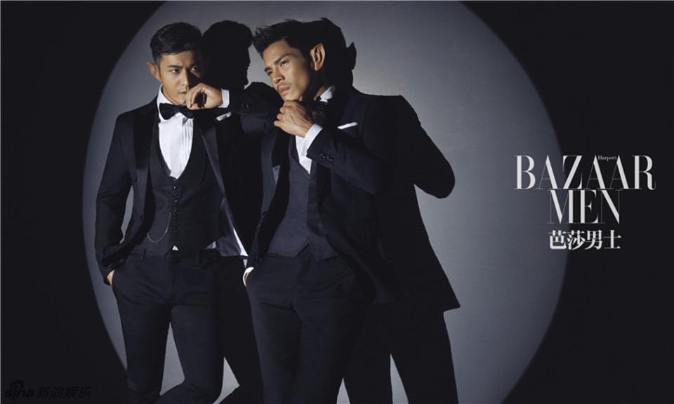 Huang Xiaoming & Jacky Heung @ Harper's Bazaar Men's Style China June 2016
