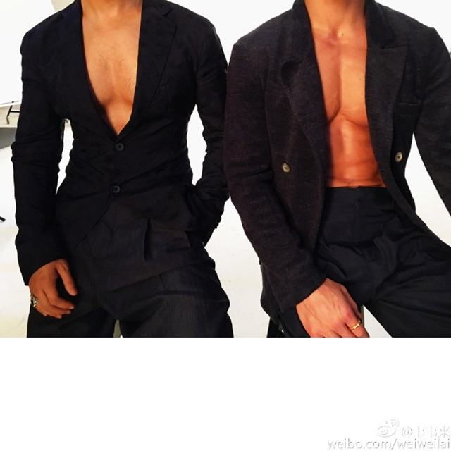 Huang Xiaoming & Jacky Heung @ Harper's Bazaar Men's Style China June 2016