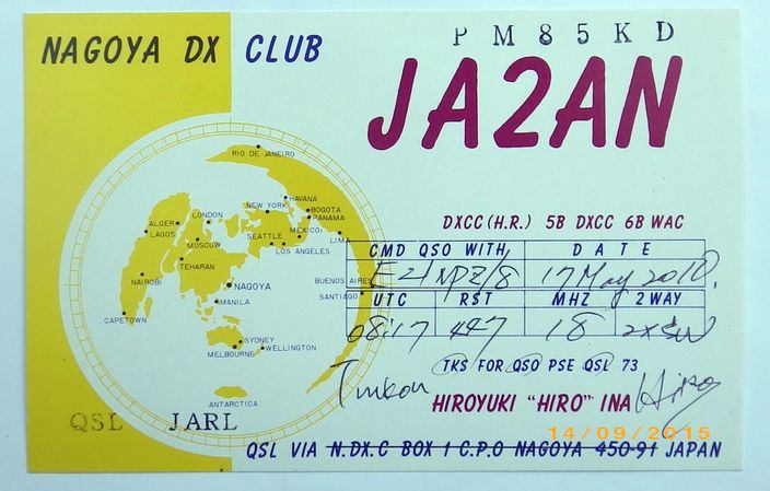 วิทยุสมัครเล่นระหว่างประเทศ กับ QSL CARD