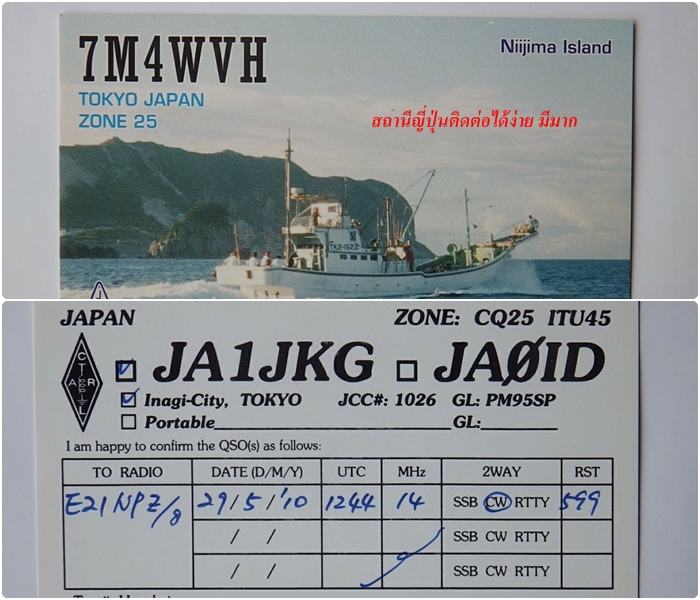 วิทยุสมัครเล่นระหว่างประเทศ กับ QSL CARD