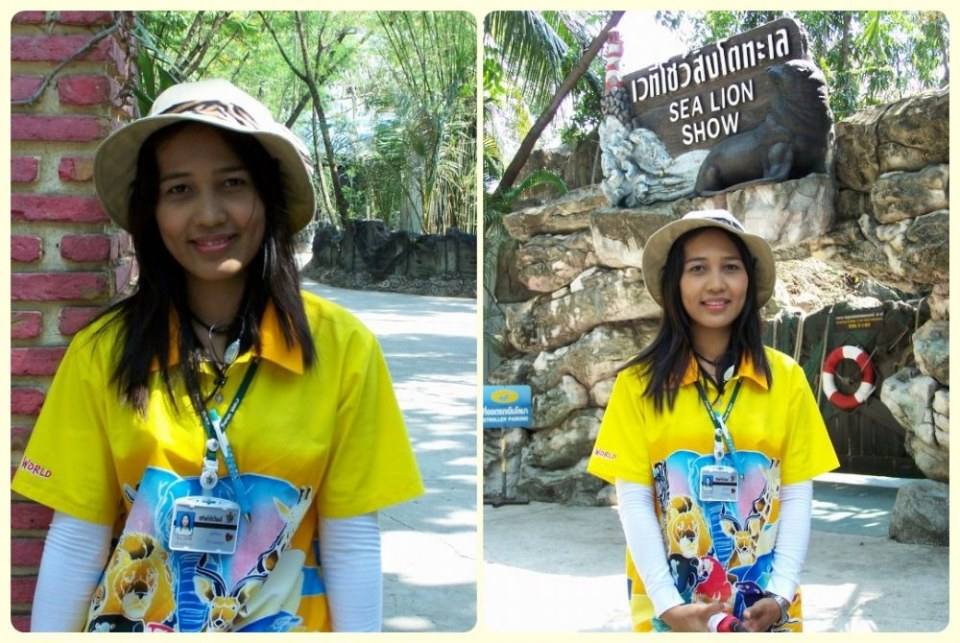 พนักงานบริการต้อนรับ (นำชมซาฟารีเวิลด์)
