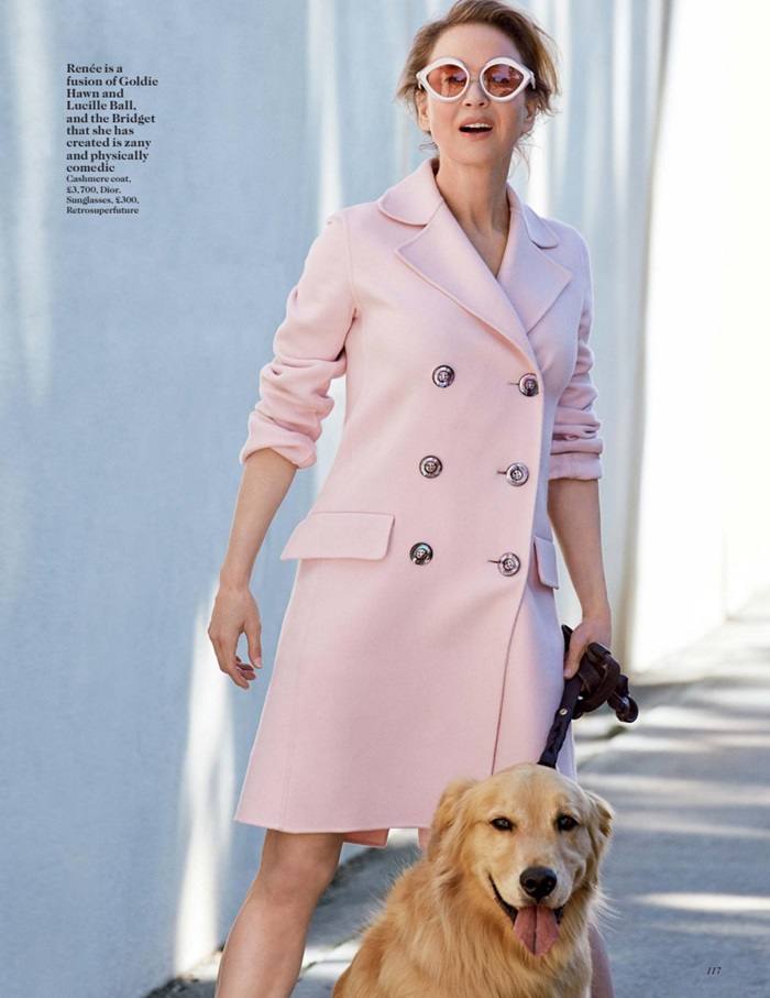 Ren&eacute;e Zellweger @ Vogue UK July 2016