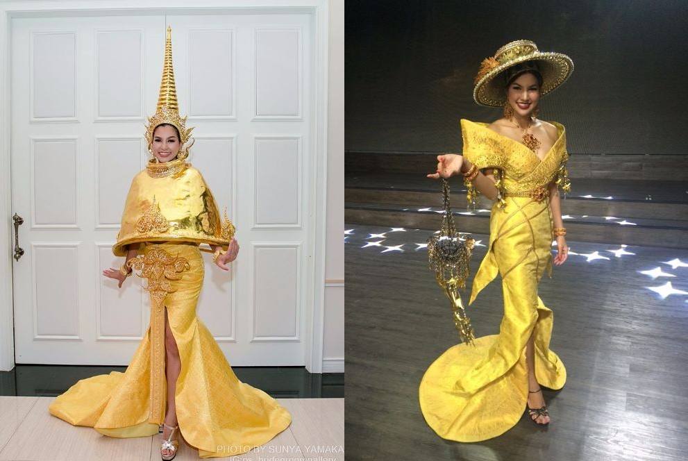 คลิป ! มาแล้วพี่น้องชาวไทย ชุดประจำชาติไทย ประกวด Mrs. Universe 2016