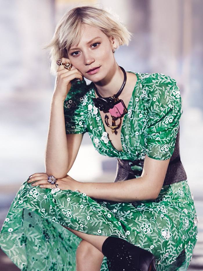 Mia Wasikowska @ Vogue Australia July 2016