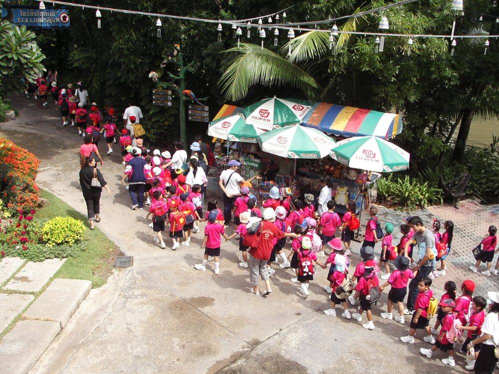 นักเรียนทัศนศึกษา ที่ ซาฟารีเวิลด์
