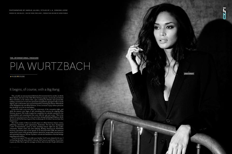 Pia Wurtzbach @ Rogue Philippines June 2016