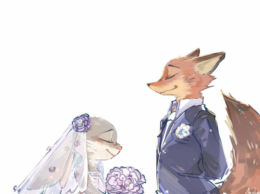 Nick Wilde and Judy Hopps (ZOOTOPIA)