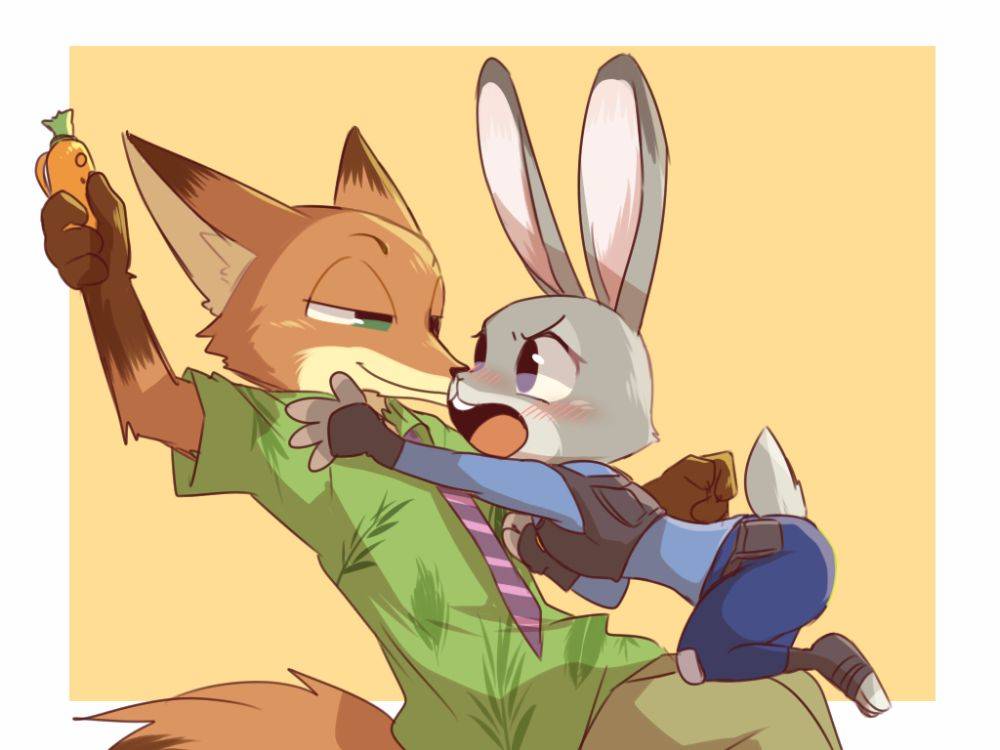 Nick Wilde and Judy Hopps (ZOOTOPIA)