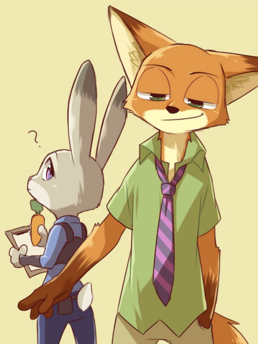 Nick Wilde and Judy Hopps (ZOOTOPIA)