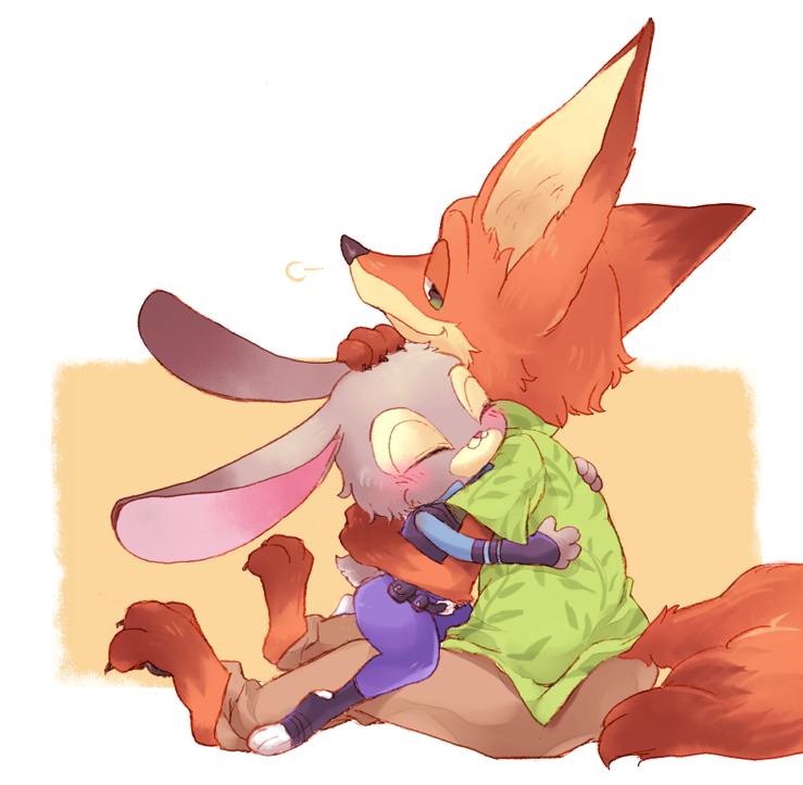 Nick Wilde and Judy Hopps (ZOOTOPIA)