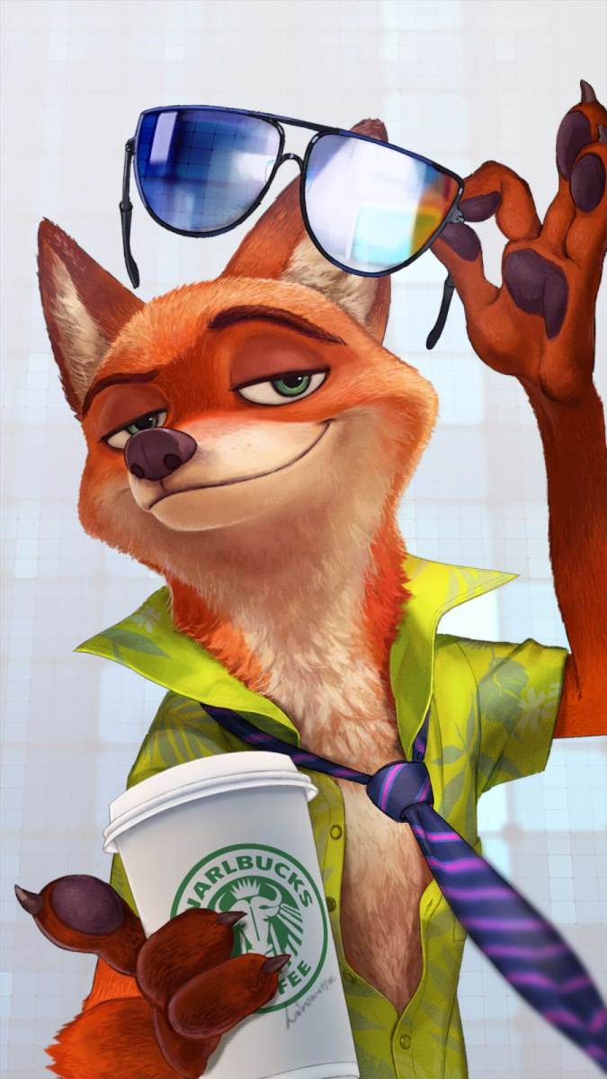 Nick Wilde and Judy Hopps (ZOOTOPIA)