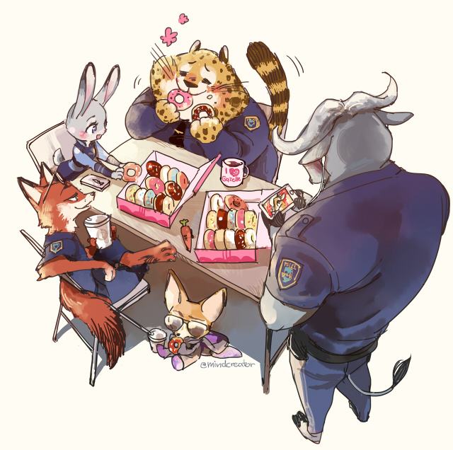 Nick Wilde and Judy Hopps (ZOOTOPIA)