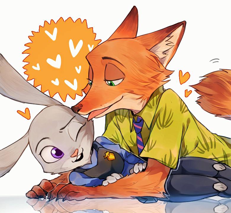 Nick Wilde and Judy Hopps (ZOOTOPIA)