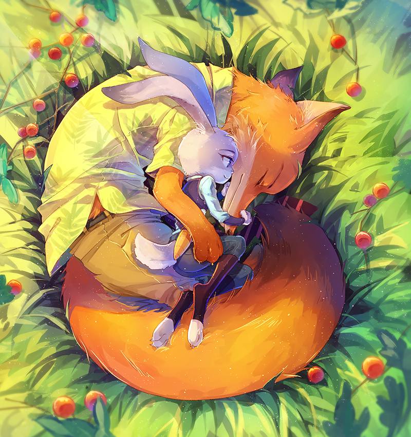 Nick Wilde and Judy Hopps (ZOOTOPIA)