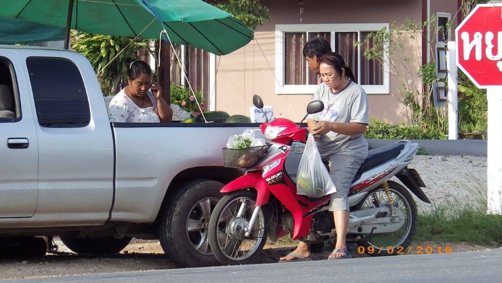 รถขายแตงโม
