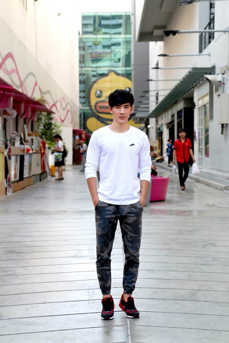 A young model