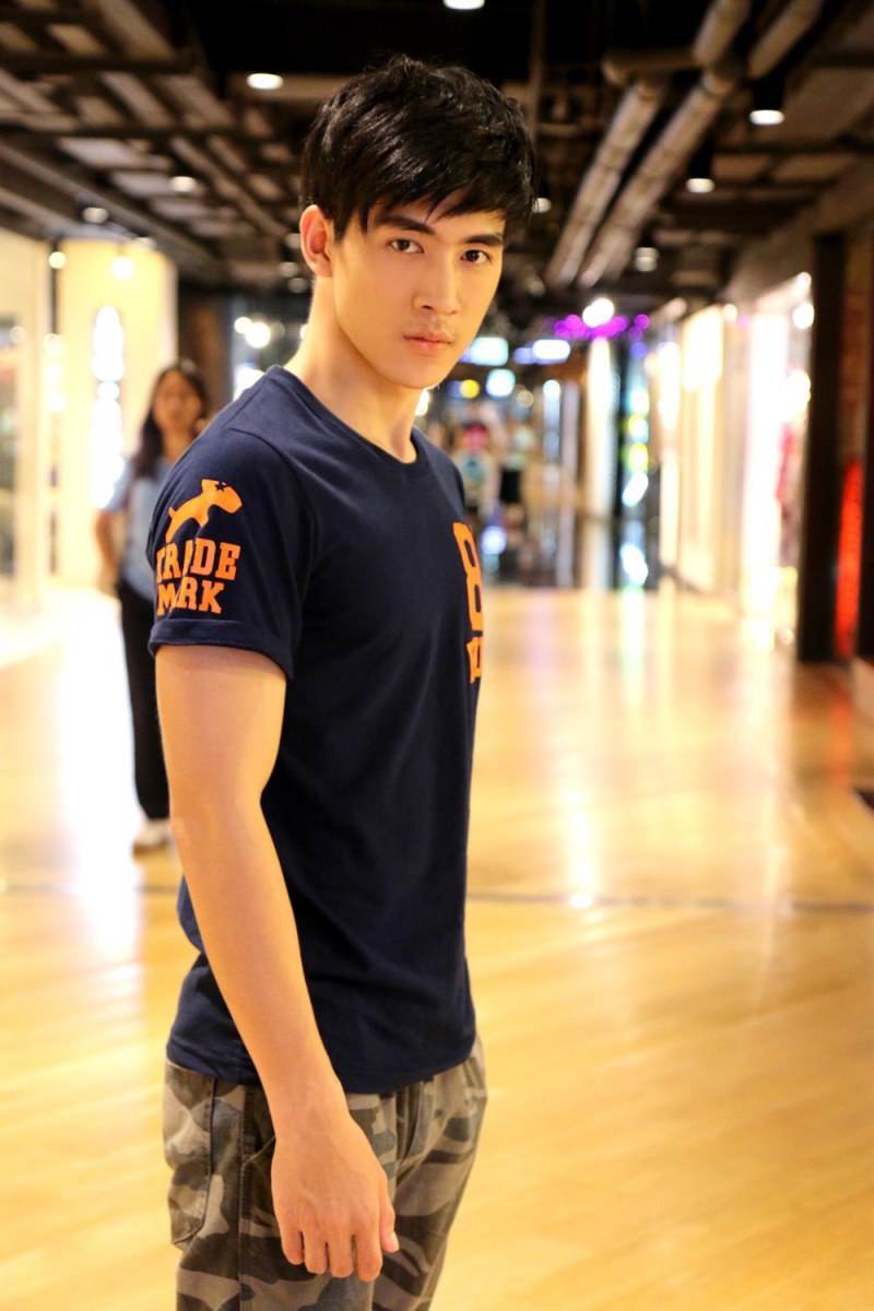 A young model