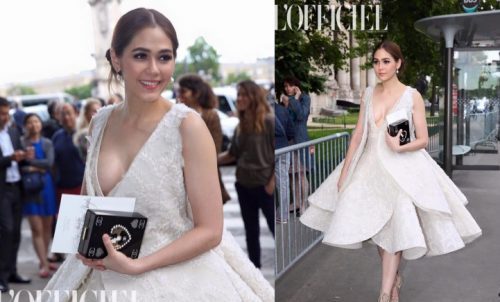 อึ๋มกระแทกตา! ชมพู่ อารยา สวยเจิดร่วมชมแฟชั่นโชว์ระดับโลก....