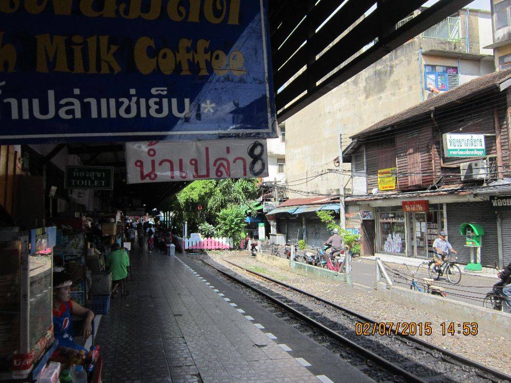 สถานีรถไฟวงเวียนใหญ่ ต้นทางทางรถไฟสายมหาชัย