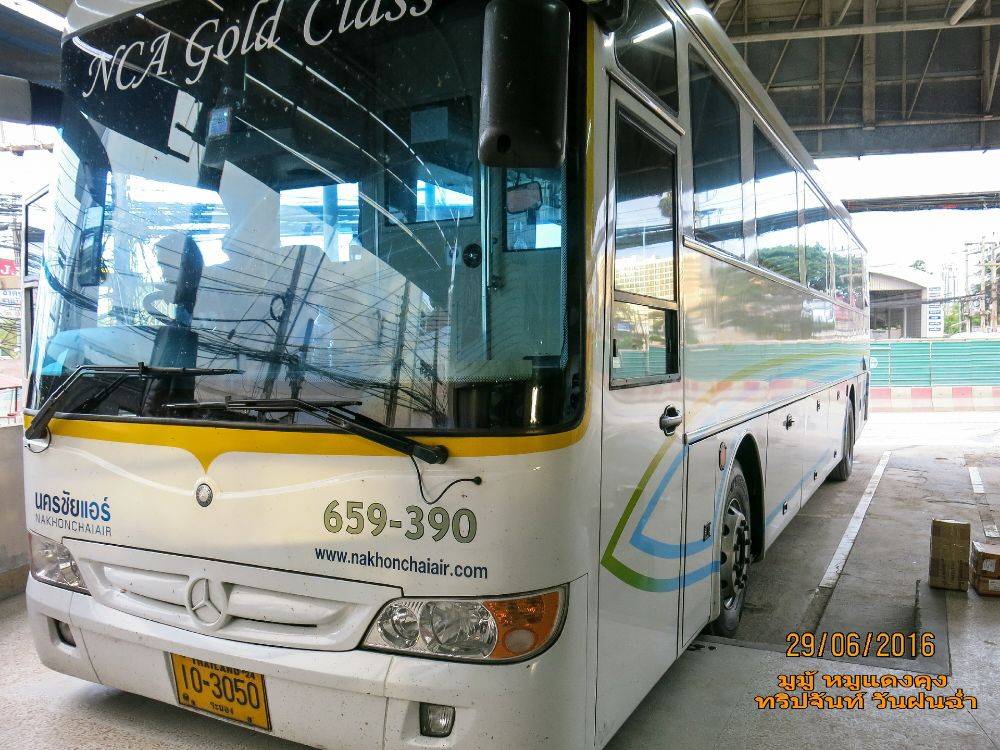 ไปเที่ยวจันทบุรีโดยรถทัวร์นครชัยแอร์ 73 บาท จากพัทยาไปลงระยอง