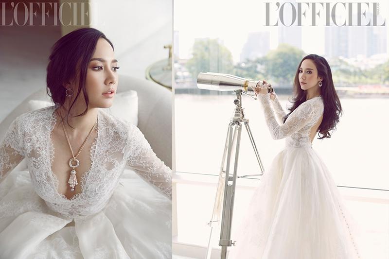 อั้ม พัชราภา สวย เลอค่า ดั่งนางพญา @L'Officiel Wedding Thailand July 2016