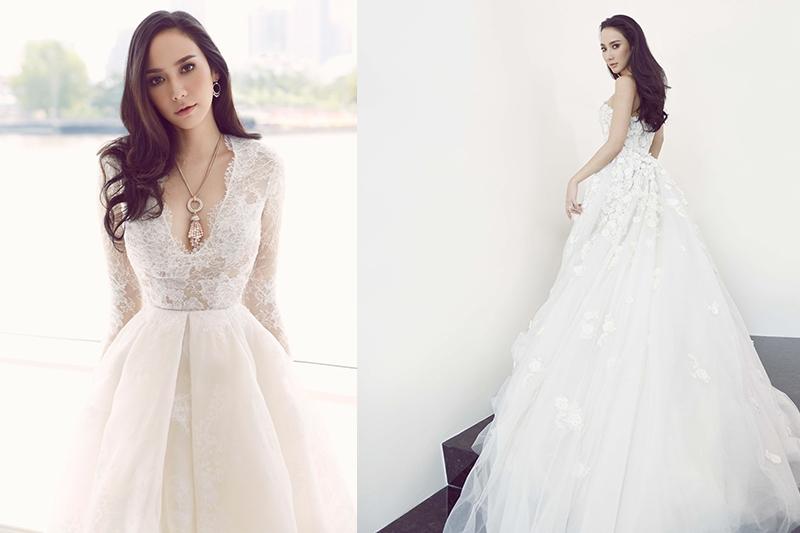 อั้ม พัชราภา สวย เลอค่า ดั่งนางพญา @L'Officiel Wedding Thailand July 2016