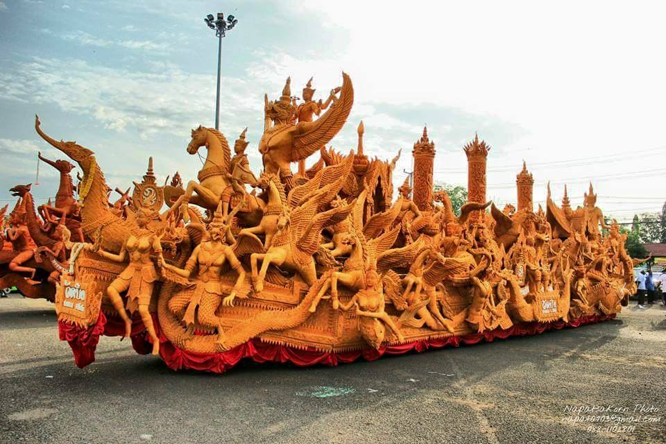 งานแห่เทียนพรรษา จังหวัดนครราชสีมา ประจำปี 2559