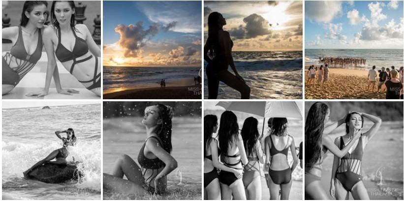 เวที Miss Universe Thailand 2016 ชุดว่ายน้ำรอบ Preliminary