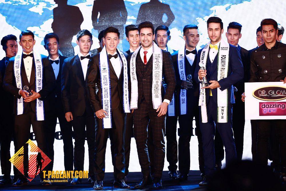 ผลการประกวด Mister National Thailand 2016 2
