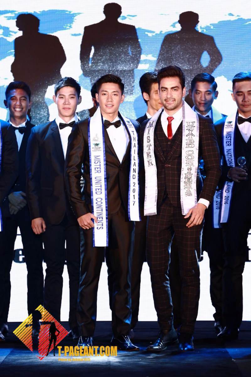 ผลการประกวด Mister National Thailand 2016 2